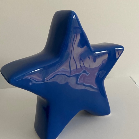 Rae Dunn HERO blue ceramic star - Picture 8 of 9